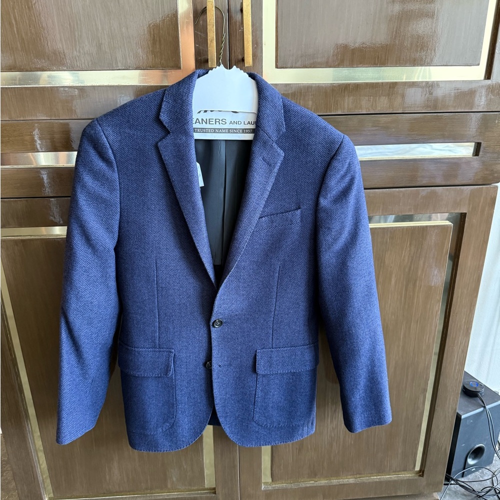 J. Crew Blue Sport Coat with Tailored Fit